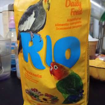 Корм для попугаев RIO средних основной 500г: отзыв пользователя. Зоомагазин Зоозавр