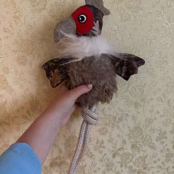 Игрушка для собак Barbaks Птица-носорог мягкая с канатиком пищит 44*23 см: отзыв пользователя. Зоомагазин Зоозавр