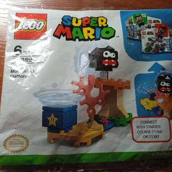 Конструктор LEGO Super Mario Лохматик и гриб-платформа 39 дет.: отзыв пользователя ДетМир