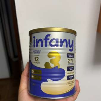 Сухой молочный напиток Infany 3 для питания детей с 12 месяцев 350г: отзыв пользователя Детский Мир