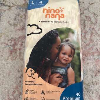 Подгузники Nino Nana L (9-13 кг) 40 шт.: отзыв пользователя Детский Мир