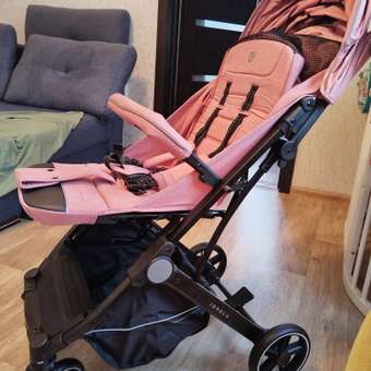 Коляска прогулочная JOVOLA Skyline розовый: отзыв пользователя Детский Мир