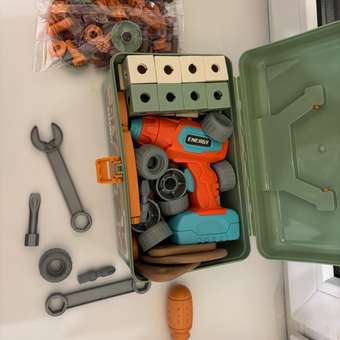 Конструктор TrendToys с шуруповертом и отверткой 144 дет.: отзыв пользователя Детский Мир