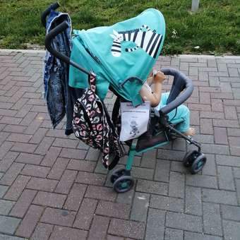Коляска прогулочная Babyton Zoo Blue: отзыв пользователя ДетМир