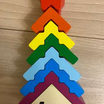 Игрушка Alatoys пирамидка Ёлочка: отзыв пользователя Детский Мир