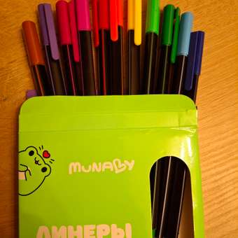 Ручка капиллярная Munaby 12 шт.: отзыв пользователя ДетМир