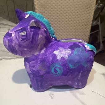 Набор для творчества Attivio Копилка единорог роспись красками: отзыв пользователя Детский Мир