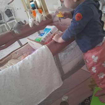 Манеж кровать Babyton Dreamy Brown коричневый: отзыв пользователя Детский Мир