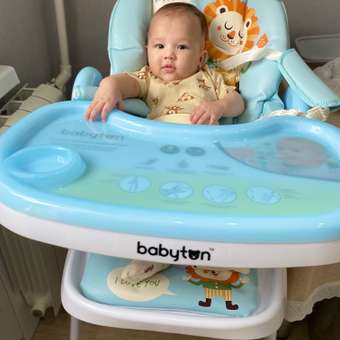 Стульчик для кормления Babyton Optima Blue классический: отзыв пользователя ДетМир