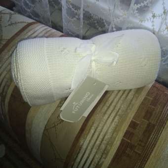 Плед вязаный FUTURINO Home 75х100: отзыв пользователя Детский Мир