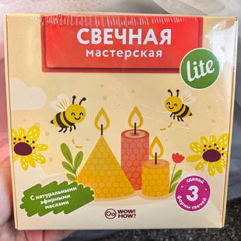 Набор WOW! HOW? Свечная мастерская Lite свеча: отзыв пользователя Детский Мир