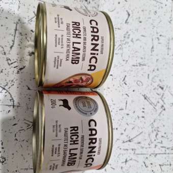 Корм для собак Carnica 200г паштет из ягненка консервированный: отзыв пользователя. Зоомагазин Зоозавр