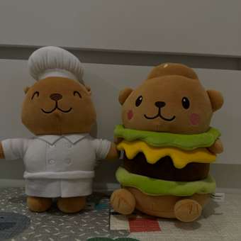 Мягкая игрушка Snuggles Bakery капибара Капибара-гамбургер: отзыв пользователя Детский Мир