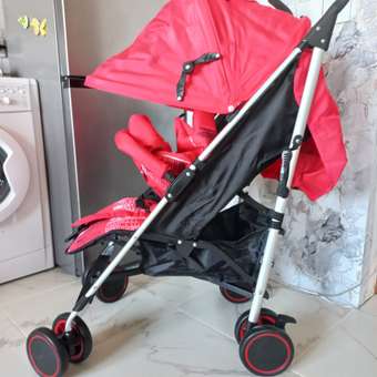 Коляска прогулочная Babyton City Red красный: отзыв пользователя Детский Мир