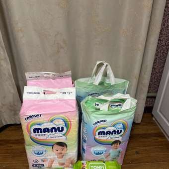 Подгузники MANU Comfort L (9-14 кг) 54 шт.: отзыв пользователя Детский Мир