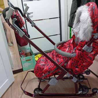 Санки-коляска NiKA kids НД7-8SK/3: отзыв пользователя Детский Мир