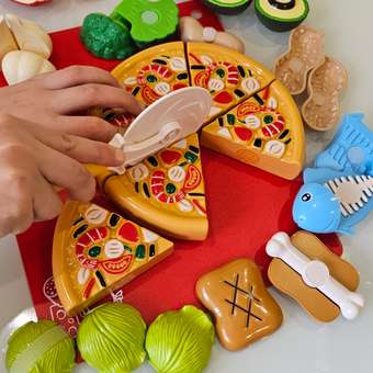 Игрушка TIPTOPOLIS Пицца 10 предм.: отзыв пользователя Детский Мир