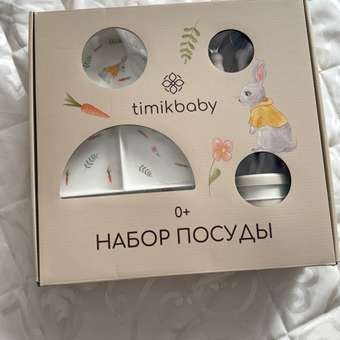 Набор посуды Timikbaby 6 предм.: отзыв пользователя Детский Мир