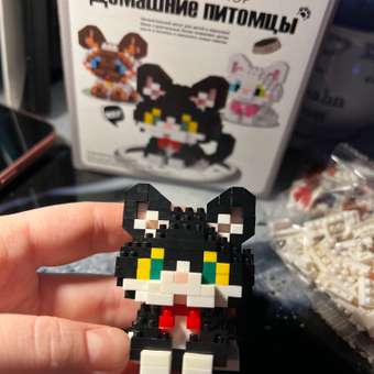 Конструктор TrendToys 3Д котики 3 шт из мини-блоков 722 дет.: отзыв пользователя Детский Мир