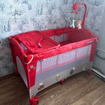 Манеж кровать Babyton Dreamy Coral: отзыв пользователя Детский Мир