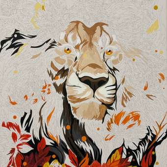 Картина по номерам Art sensation Огненный лев в ассортименте: отзыв пользователя Детский Мир