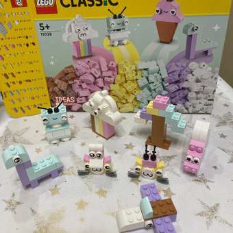 Конструктор LEGO Classic Creative Pastel Fun 333 дет.: отзыв пользователя ДетМир