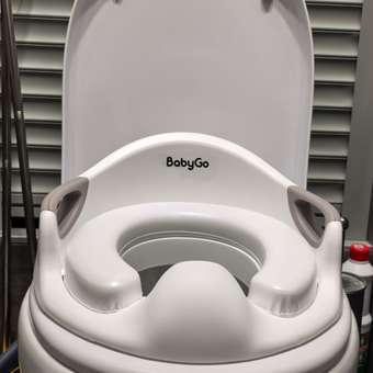 Накладка на унитаз BabyGo Royal Comfort серый: отзыв пользователя Детский Мир
