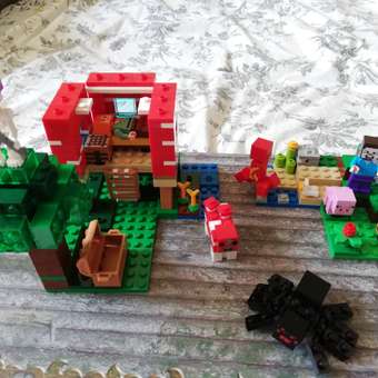 Конструктор LEGO Minecraft Грибной дом 272 дет.: отзыв пользователя Детский Мир
