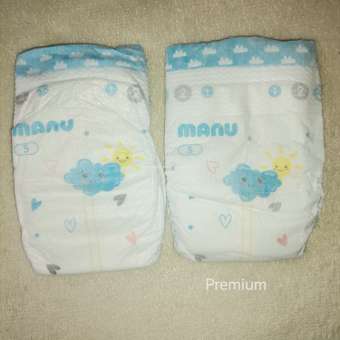 Подгузники MANU Premium S (4-8 кг) 84 шт.: отзыв пользователя Детский Мир