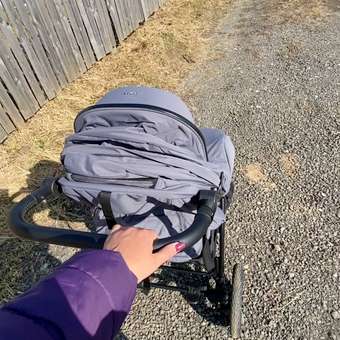 Коляска прогулочная JOVOLA Selena Air 2025 темно-серый: отзыв пользователя Детский Мир