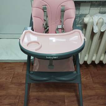 Стульчик для кормления Babyton Bueno Coral-Grey розовый: отзыв пользователя Детский Мир