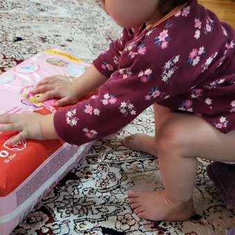 Трусики Huggies Ultra Comfort для девочек 6 (15-25 кг) 44 шт.: отзыв пользователя Детский Мир