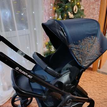 Коляска прогулочная Olsson Jazz Dark Blue синий: отзыв пользователя Детский Мир