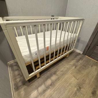 Детская кроватка MOWbaby Lilla, продольный маятник (бежевый): отзыв пользователя Детский Мир