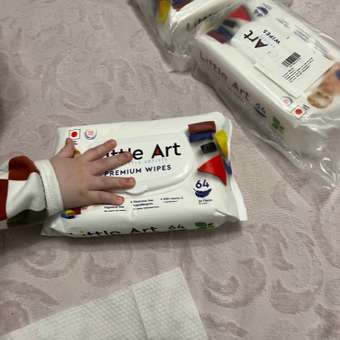 Влажные салфетки Little Art 64 шт.: отзыв пользователя Детский Мир