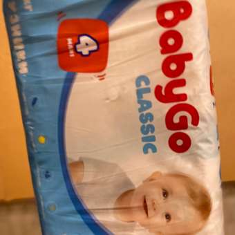 Подгузники BabyGo Classic 4 (7-18 кг) 64 шт.: отзыв пользователя ДетМир