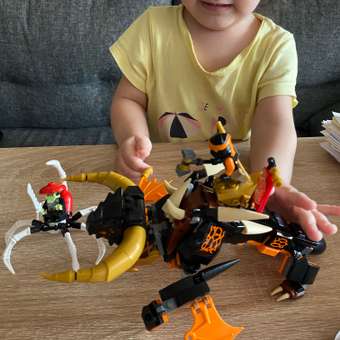 Конструктор LEGO NINJAGO Земляной дракон Коула Ниндзяго 285 дет.: отзыв пользователя Детский Мир