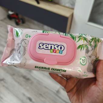 Влажные салфетки SENSO BABY 60 шт.: отзыв пользователя ДетМир