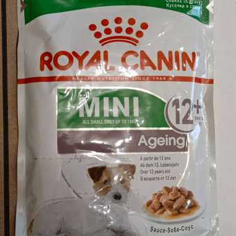 Корм для собак ROYAL CANIN Mini Ageing 12+ для стареющих собак мелких размеров 85г: отзыв пользователя. Зоомагазин Зоозавр
