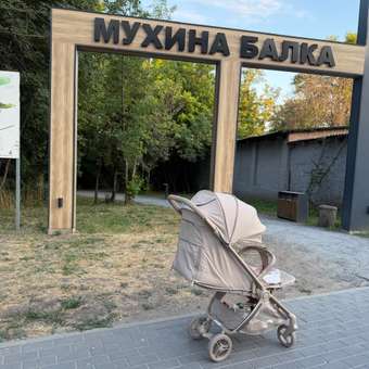 Коляска прогулочная Amarobaby Jaunt бежевый: отзыв пользователя Детский Мир