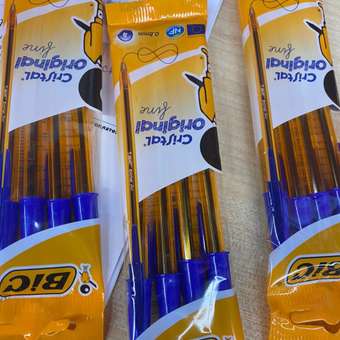 Ручка шариковая BIC 4 шт.: отзыв пользователя ДетМир