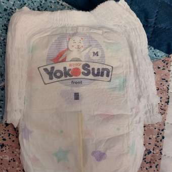 Трусики YokoSun M (6-10 кг) 58 шт.: отзыв пользователя ДетМир