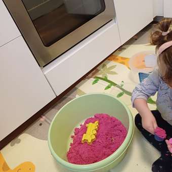 Кинетический песок Волшебный песок 2.4 кг (розовый): отзыв пользователя Детский Мир