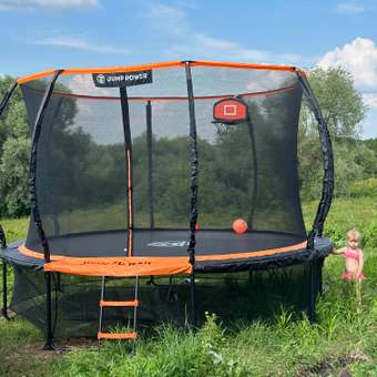 Батут Jump Power 12 ft Pro Inside Basket Orange: отзыв пользователя Детский Мир