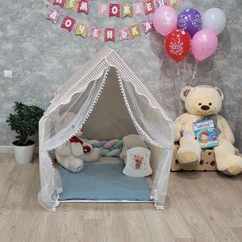 Палатка SHARKTOYS металлический каркас: отзыв пользователя Детский Мир