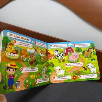 Книга Буква-ленд Кто живёт на ферме с липучками 12 страниц: отзыв пользователя Детский Мир
