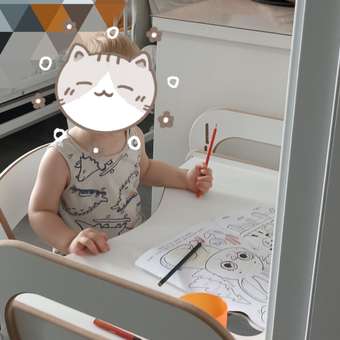 Комплект мебели Babystul Стол+стул без подушек: отзыв пользователя Детский Мир
