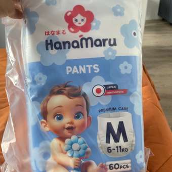 Трусики HanaMaru M 60 шт.: отзыв пользователя Детский Мир