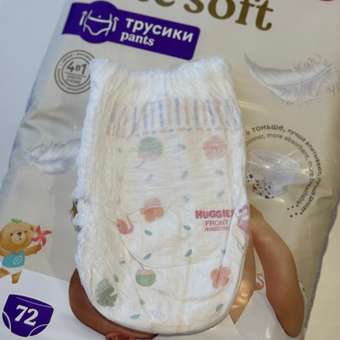 Трусики Huggies Elite Soft 3 (6-11 кг) 72 шт.: отзыв пользователя ДетМир