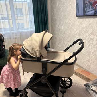 Коляска 3в1 MOWbaby AMBER бежевый: отзыв пользователя Детский Мир